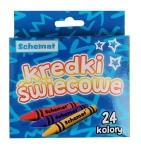 KREDKI ŚWIECOWE 24 KOLORY