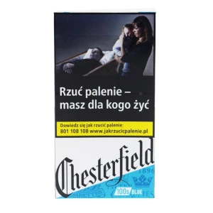 CHESTERFIELD 100'S BLUE NOWE OSTRZEŻENIE2019