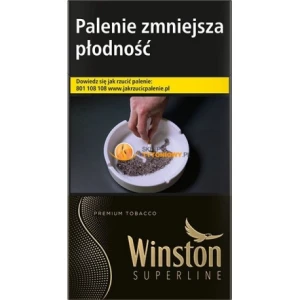 WINSTON SUPERSLIM BLACK GOLD