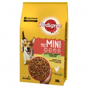 PEDIGREE MINI SUCHA 500G MAŁE