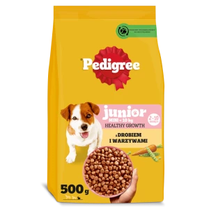 PEDIGRE 500G SUCH.DRÓB MAŁE RASY JUNIOR