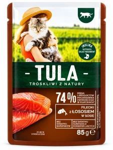 KARMA KOT TULA ŁOSOŚ 85 g MW DOBRY WYBÓR SASZ