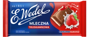 WEDEL CZEKOLADA MLECZNA TRUSKAWKOWA