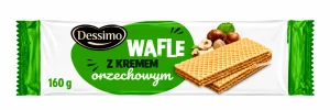 WAFLE DESSIMO Z KREMEM ORZECHOWYM 160 g