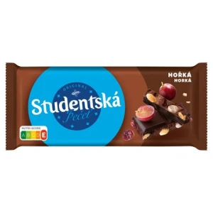 STUDENCKA CZEKOLADA 170G GORZKA BAKALIE