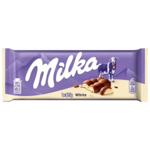 MILKA CZEKOLADA BUBBLY WHITE 95G