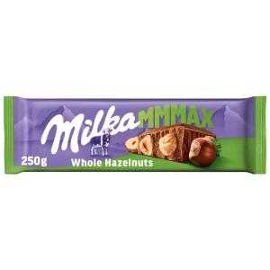MILKA CZEKOL.250G WHOLE NUTS/ORZECHOWA KARTONIK