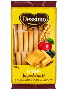 DESSIMO CIASTKA JAGODZIANKA 500G