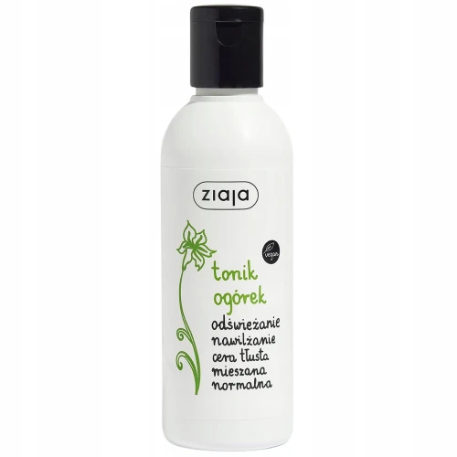 Ziaja-Ogorek-Odswiezajacy-Tonik-Do-Twarzy-Cera-Tlusta-Mieszana-200ml