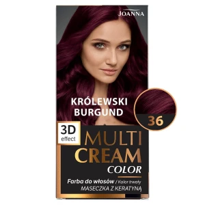 JOANNA MULTI CREAM 3D 36 FARBA DO WŁOSÓW KRÓLEWSKI BURGUND