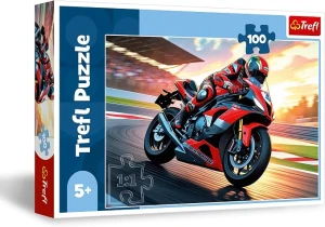 PUZZLE TREFL 100-EL SZYBKI MOTOCYKL