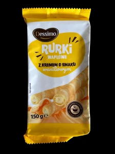 DESSIMO RURKI NADZIEWANE 150G WANILIOWE