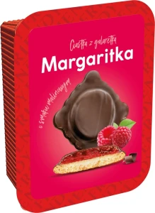 FRIENDY CIAST. MARGARITKA 600G Z GAL.MALINOWĄ