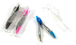 CYRKIEL METALOWY W PLASTIKOWYM ETUI