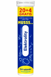 MUSSS ELEKTROLITY TABLETKI MUSUJĄCE NOWE OPAKOWANIE